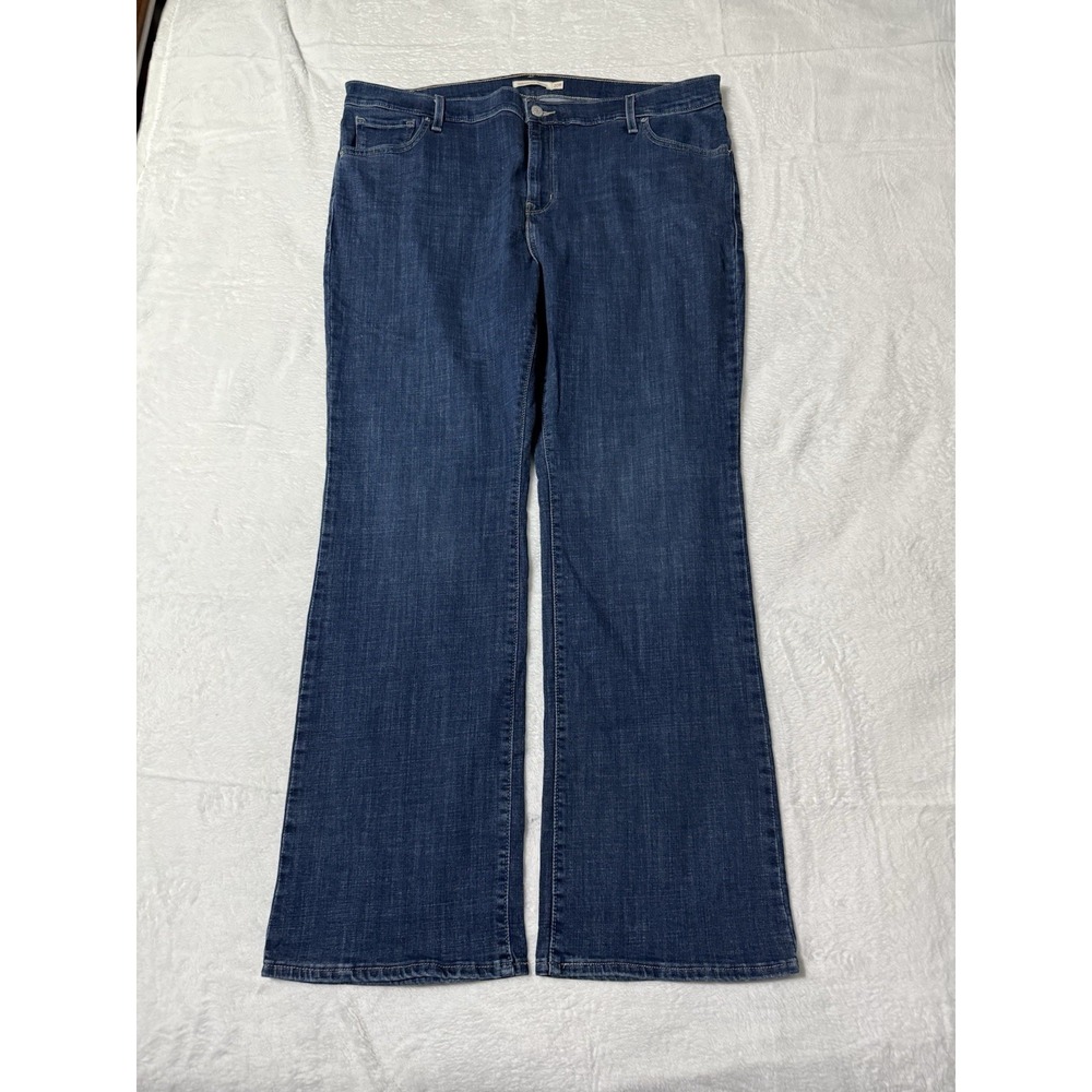 Levis 725 Jeans Womens 20W Blue Bootcut High Rise Medium Wash‎ Denim 40x30.5